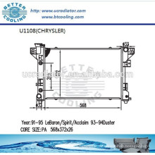 Aluminiumkühler für CHRYSLER Duster 93-94 OEM: 4401961/4401962 Hersteller Heißer Verkauf